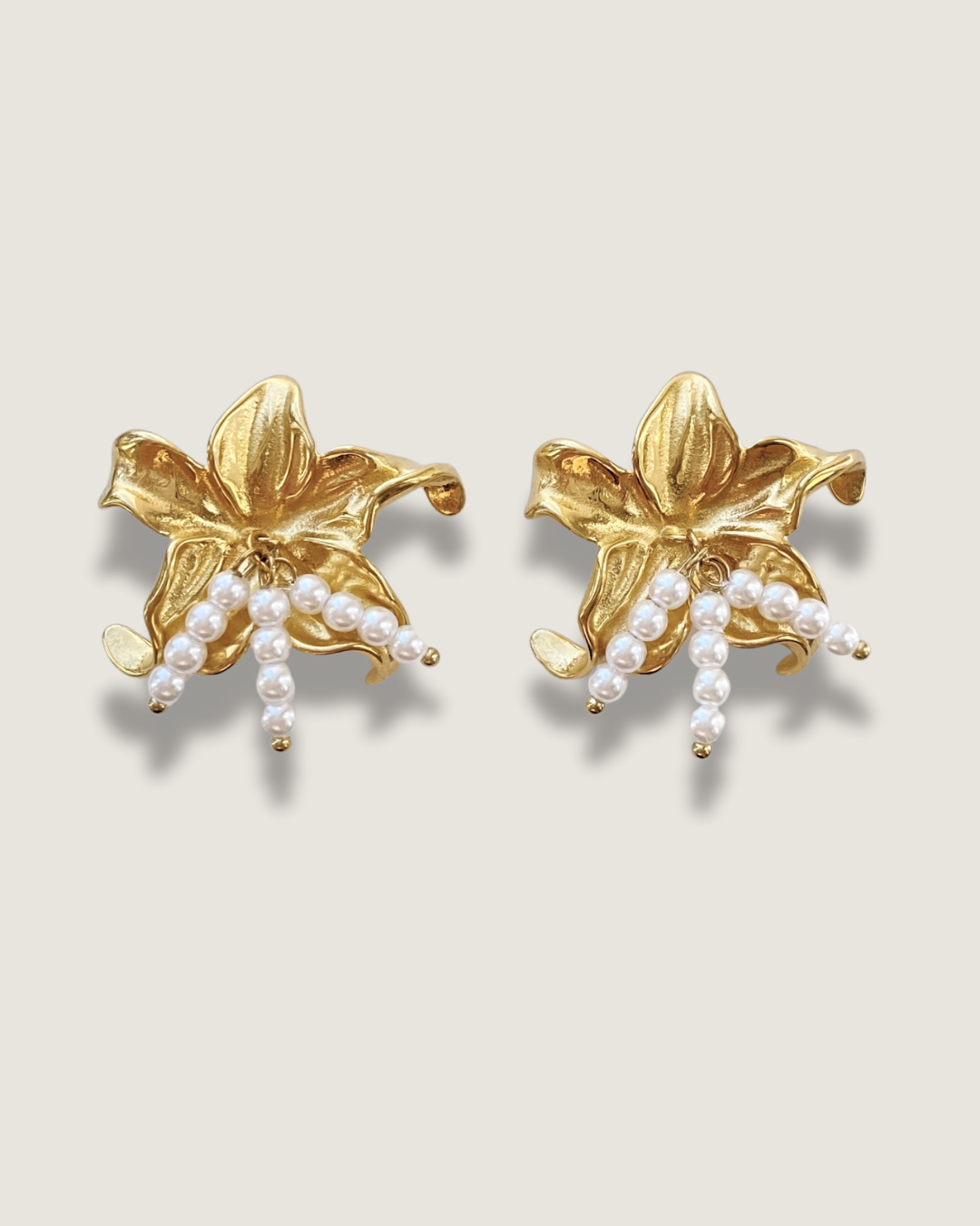 Hibiscus Flower Earrings