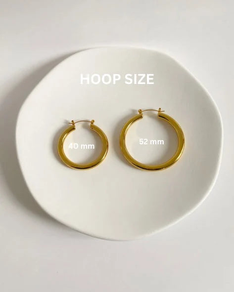 Lightweight Gold Hoops