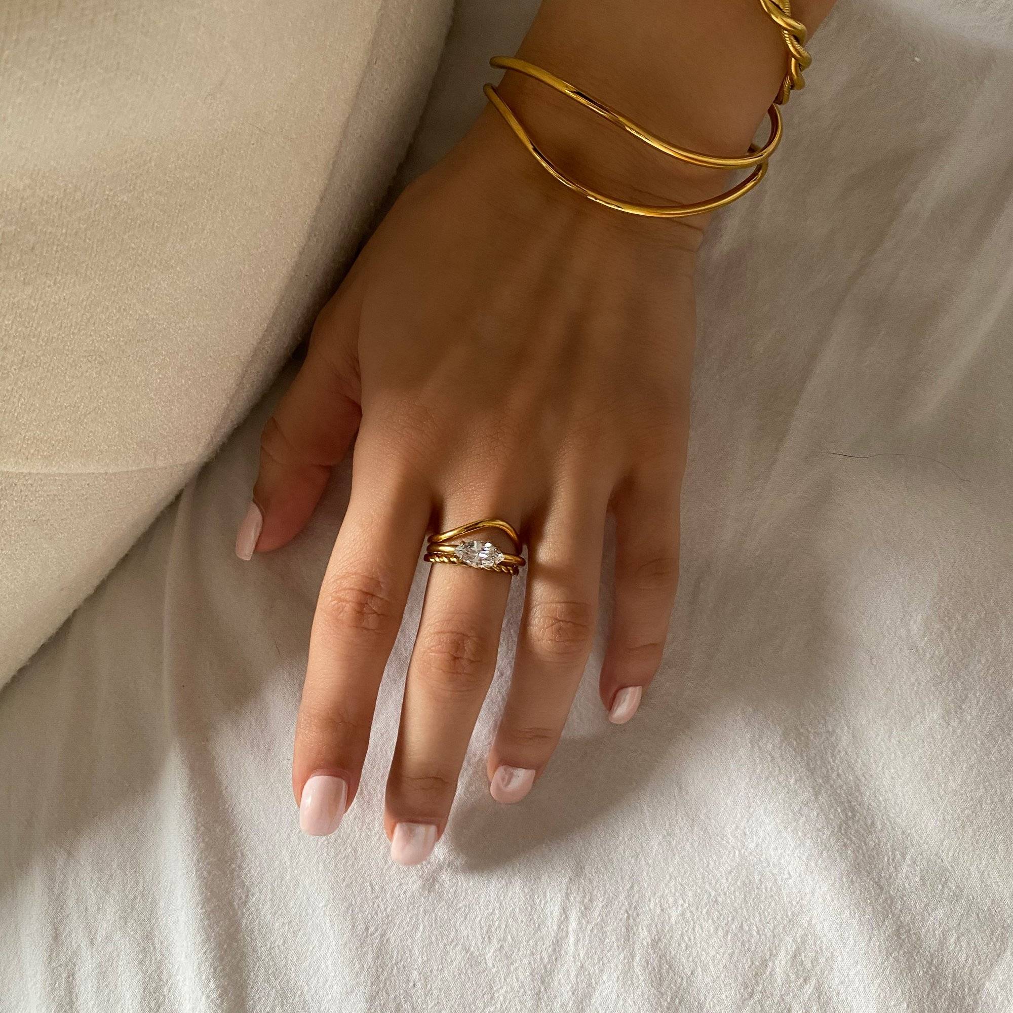 Marquise Ring Set