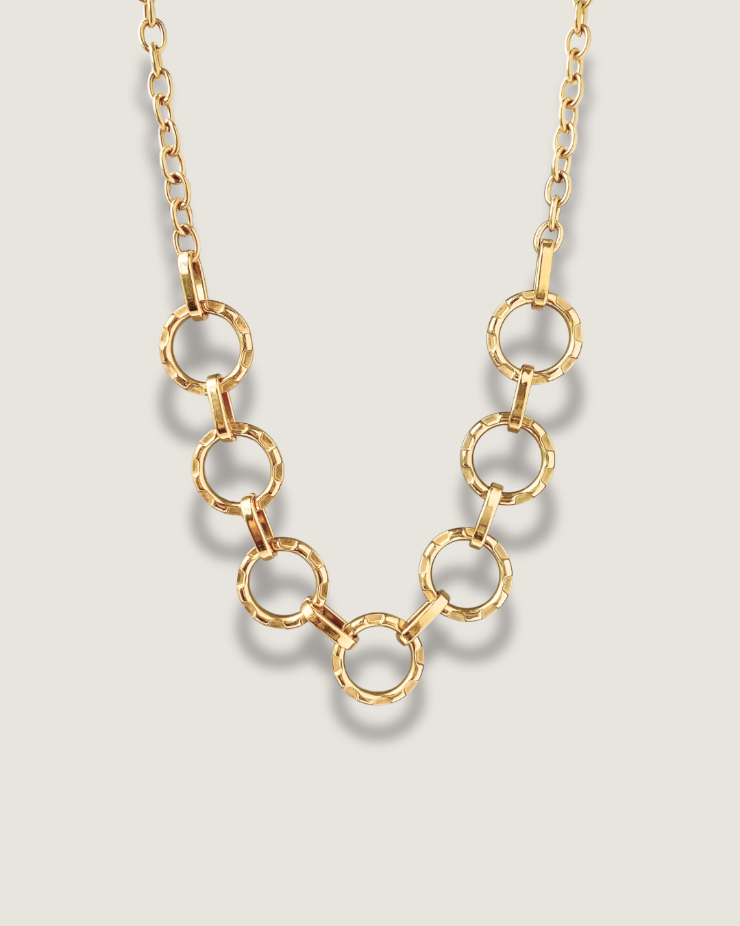 Open Circle Charm Necklace