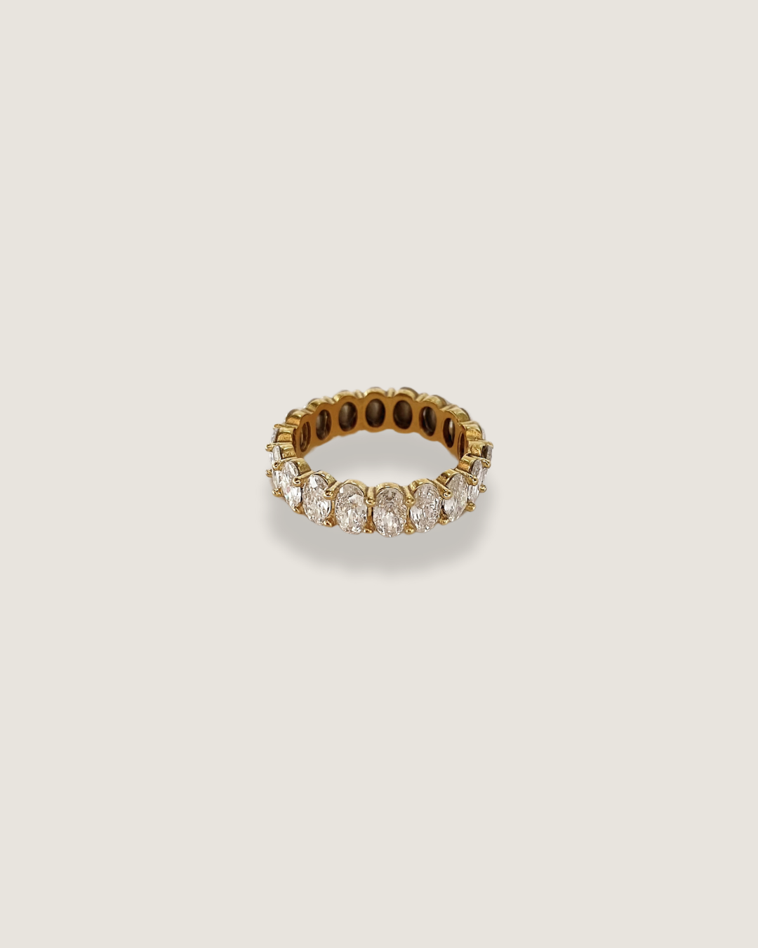 Oval Diamond Eternity Ring