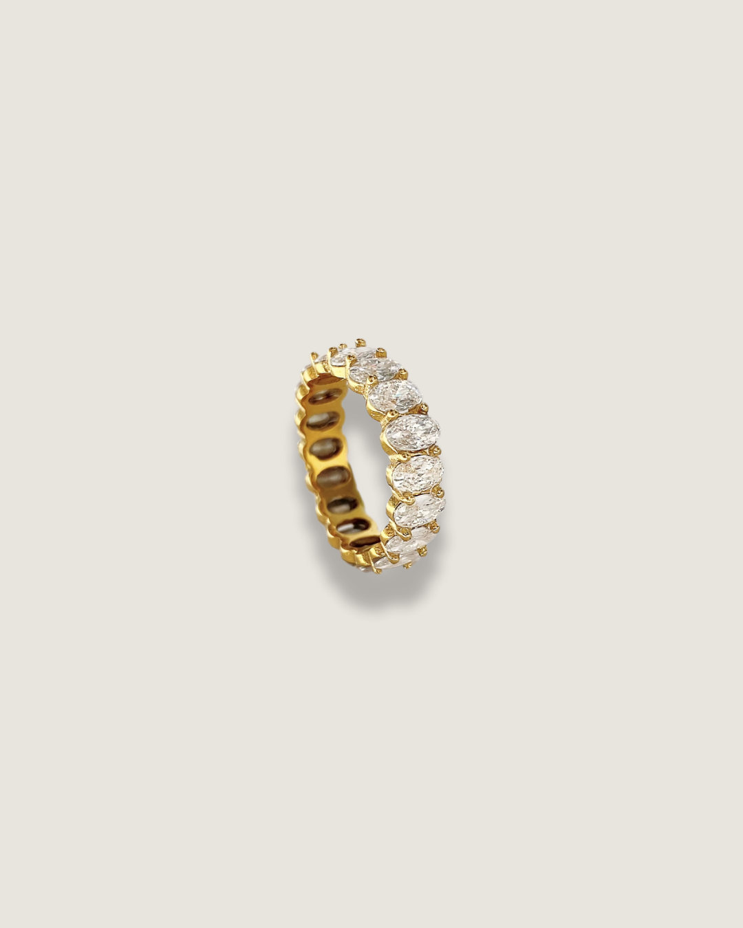 Oval Diamond Eternity Ring