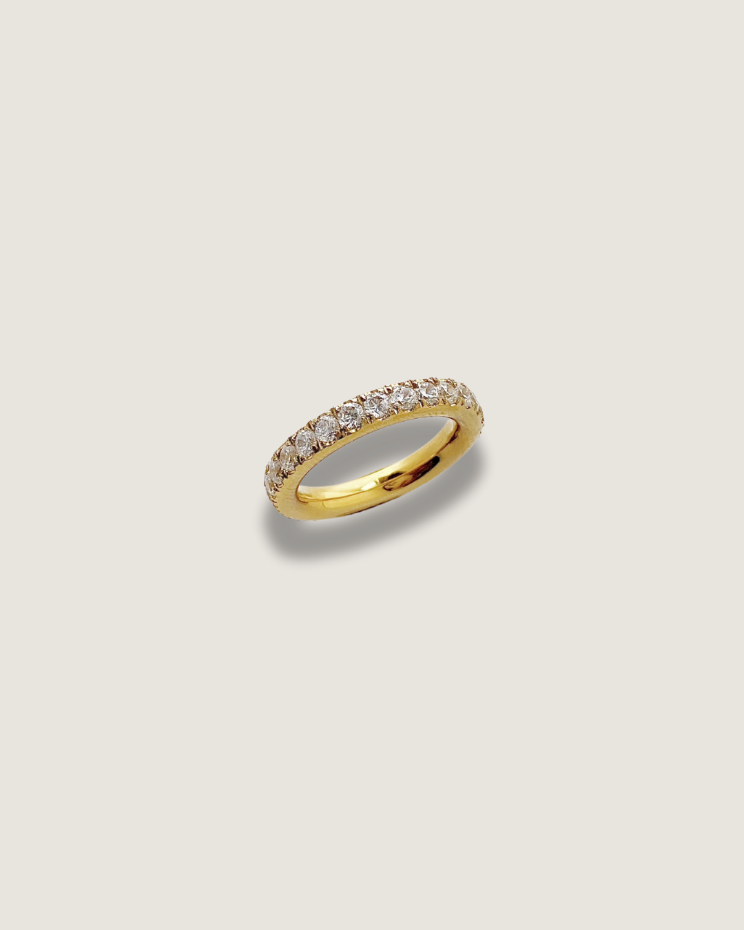 Round Diamond Eternity Band Ring