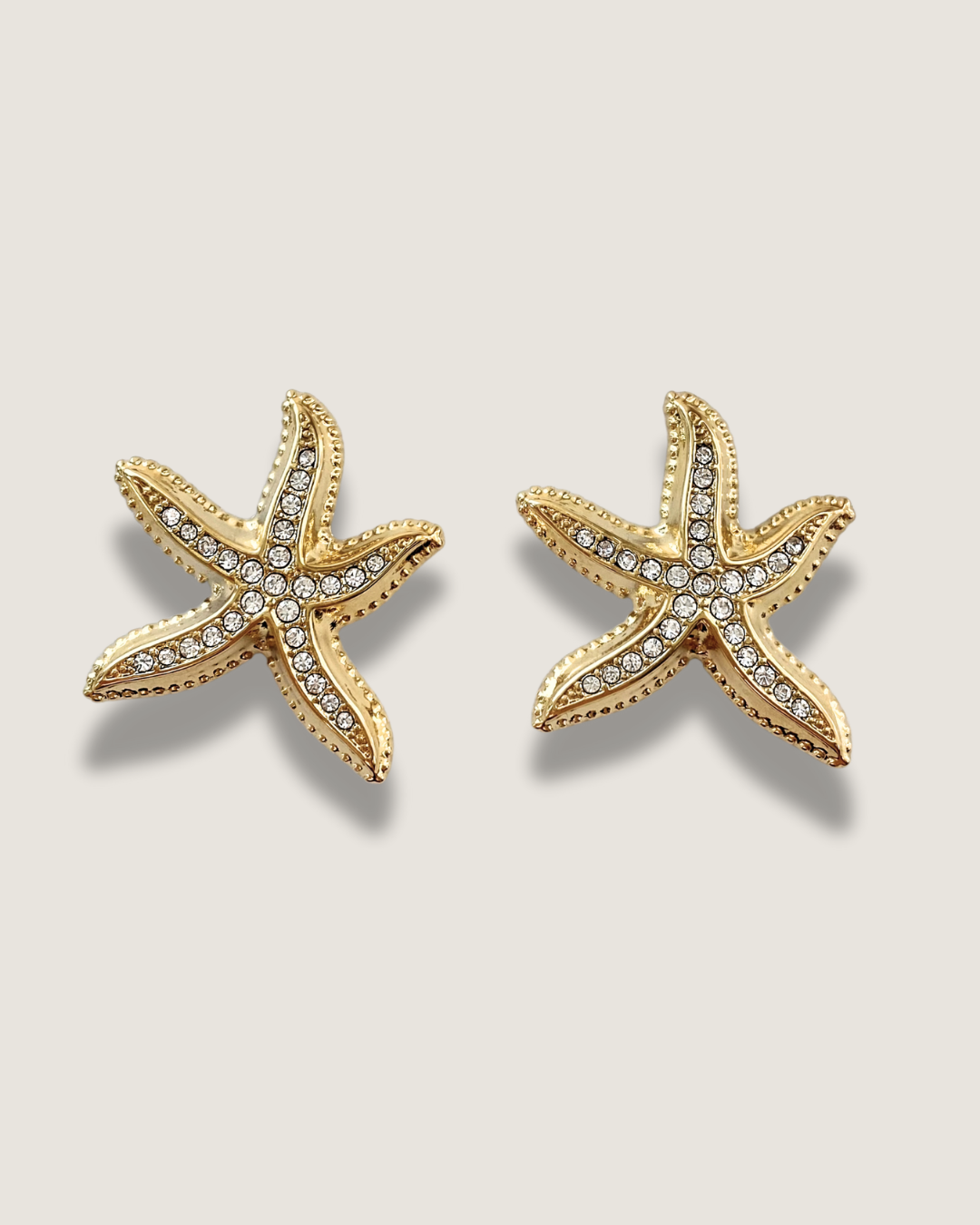 Pavé Starfish Earrings