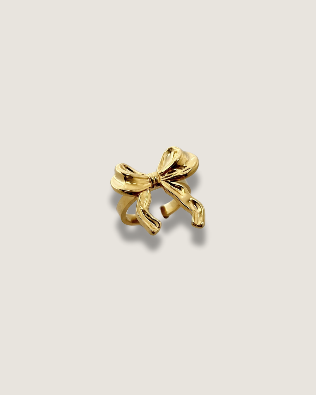 Ribbon Bow Statement Ring