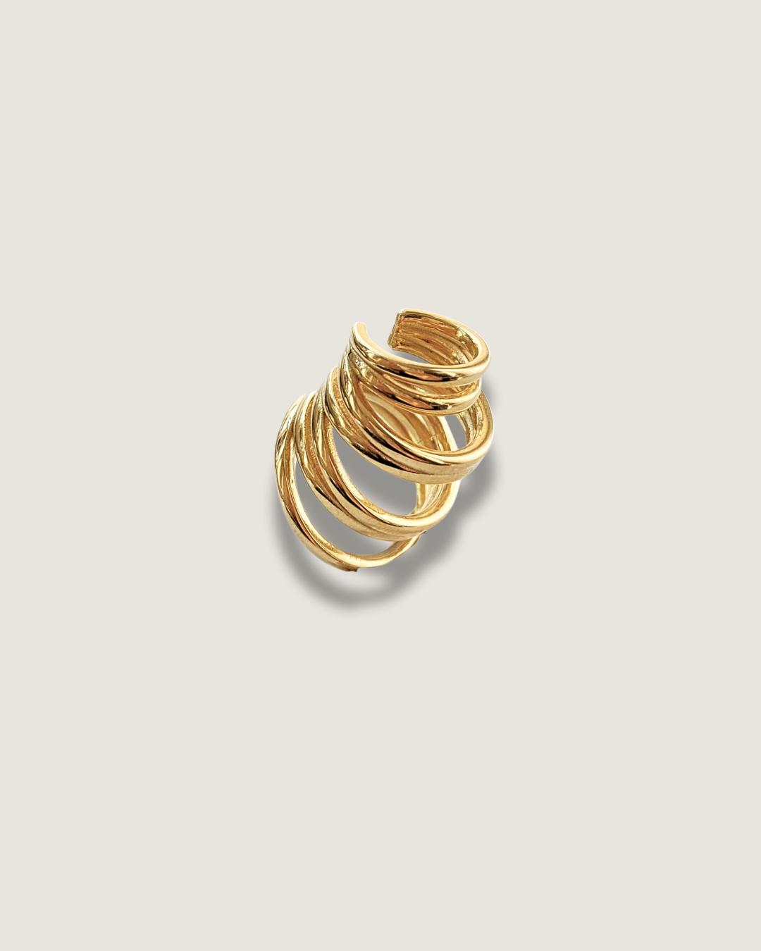 Stacked Hoop Ear Cuffs