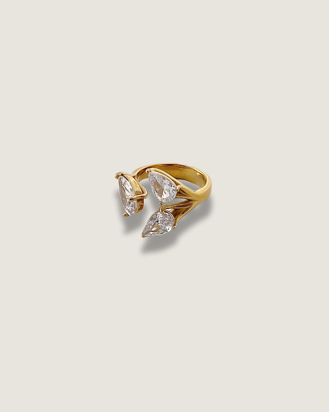 Floral Vine Statement Ring